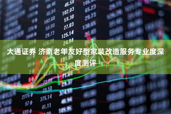 大通证券 济南老年友好型家装改造服务专业度深度测评