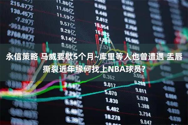 永信策略 马威要歇5个月~库里等人也曾遭遇 盂唇撕裂近年缘何找上NBA球员?