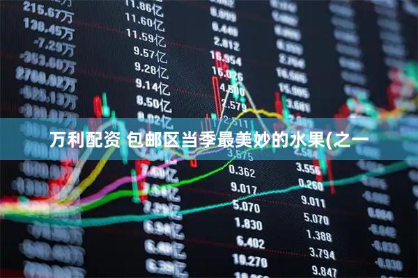 万利配资 包邮区当季最美妙的水果(之一