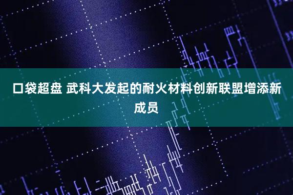 口袋超盘 武科大发起的耐火材料创新联盟增添新成员