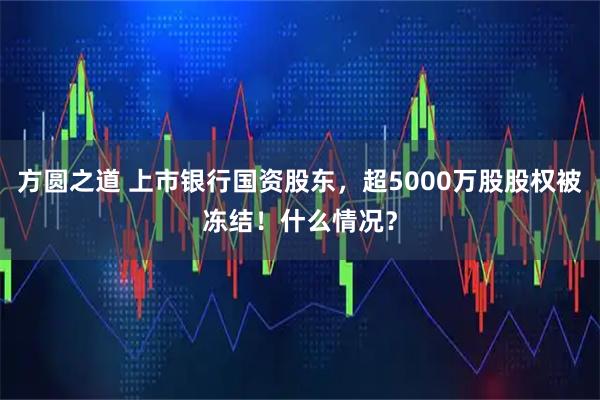 方圆之道 上市银行国资股东，超5000万股股权被冻结！什么情况？